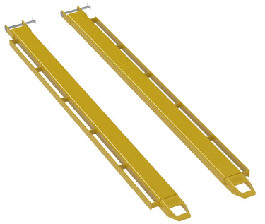 Steel Pin Style Fork Extensions with Load Rails 4